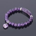 Intuitive Heart Amethyst Bracelet