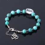 Kith and Kin Turquoise Om Bracelet