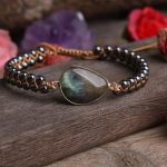 Labradorite Beaded Bracelet