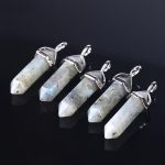 Labradorite Crystal Point Pendant