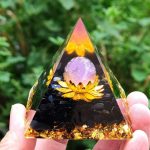 Lotus Crystal Ball Energy Pyramid