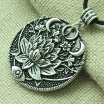 Lotus Midnight Bloom Necklace