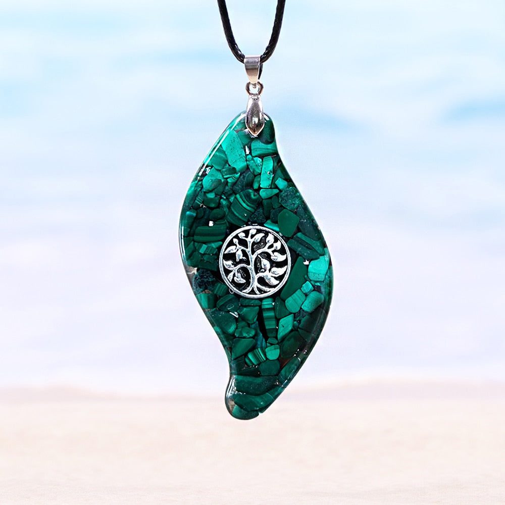 malachite-orgone-pendant.jpg Malachite Orgone Pendant - Image 1