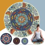 Meditation Om Round Non-Slip Mat
