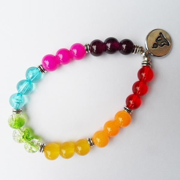 Multicolor Seven Chakra Reiki Healing Bracelet - Image 4
