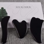 Natural Black Obsidian Body Gua Sha