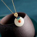 Nature’s Peace White Jade Necklace