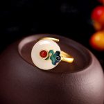 Nature’s Peace White Jade Ring