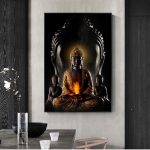 Nirvana Buddha Wall Art Painting