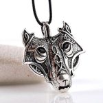 Norse Viking Wolf Pendant Necklace