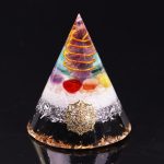 Obsidian Protection Cone Pyramid