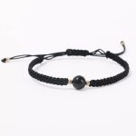 Obsidian Woven Bracelets