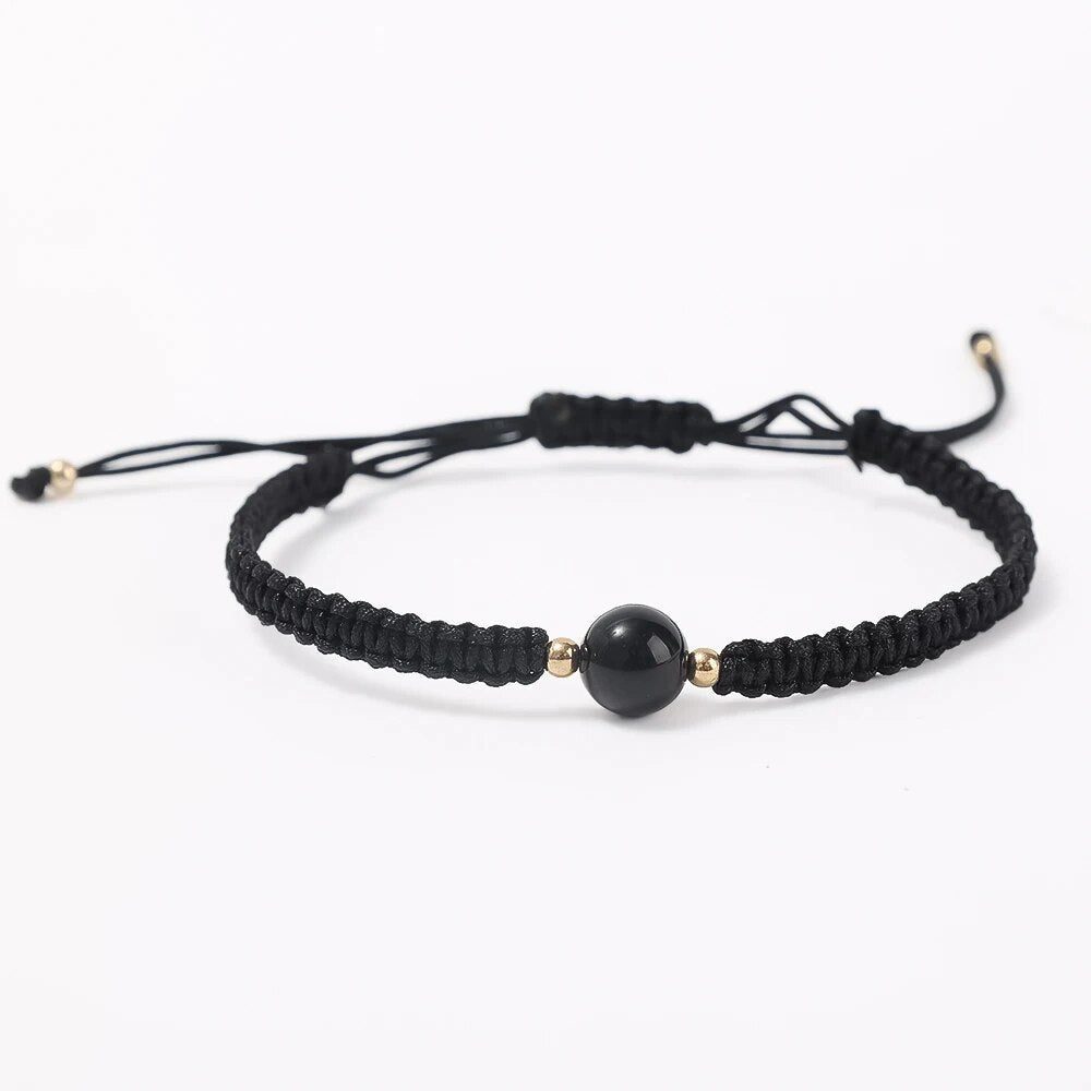 obsidian-woven-bracelets.jpg Obsidian Woven Bracelets - Image 1