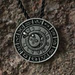 Old Moon Phase Zodiac Amulet