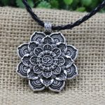 Om Lotus Necklace