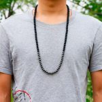 Onyx and Hematite Balancing Protection Necklace
