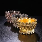 Peaceful Flame Lotus Candle Holder