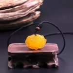 Peaceful Wisdom Yellow Jade Necklace