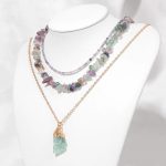 Rainbow of Transformation Fluorite Necklace Trio