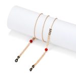 Red Agate Eyeglasses Chain