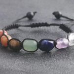 Reiki Healing Chakra Braided Bracelet