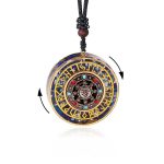 Rotatable Om Energy Protection Necklace