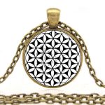 Sacred Geometry Flower of Life Pendant Necklace