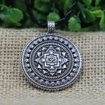 Sacred Geometry Om Mandala Necklace
