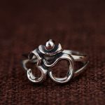Sacred Om Silver Ring