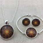 Sacred Sri Yantra Jewelry Set