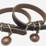 Sacred Sri Yantra Pendant Genuine Leather Pet Collar