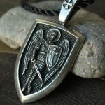 Saint Michael Archangel Pendant Necklace