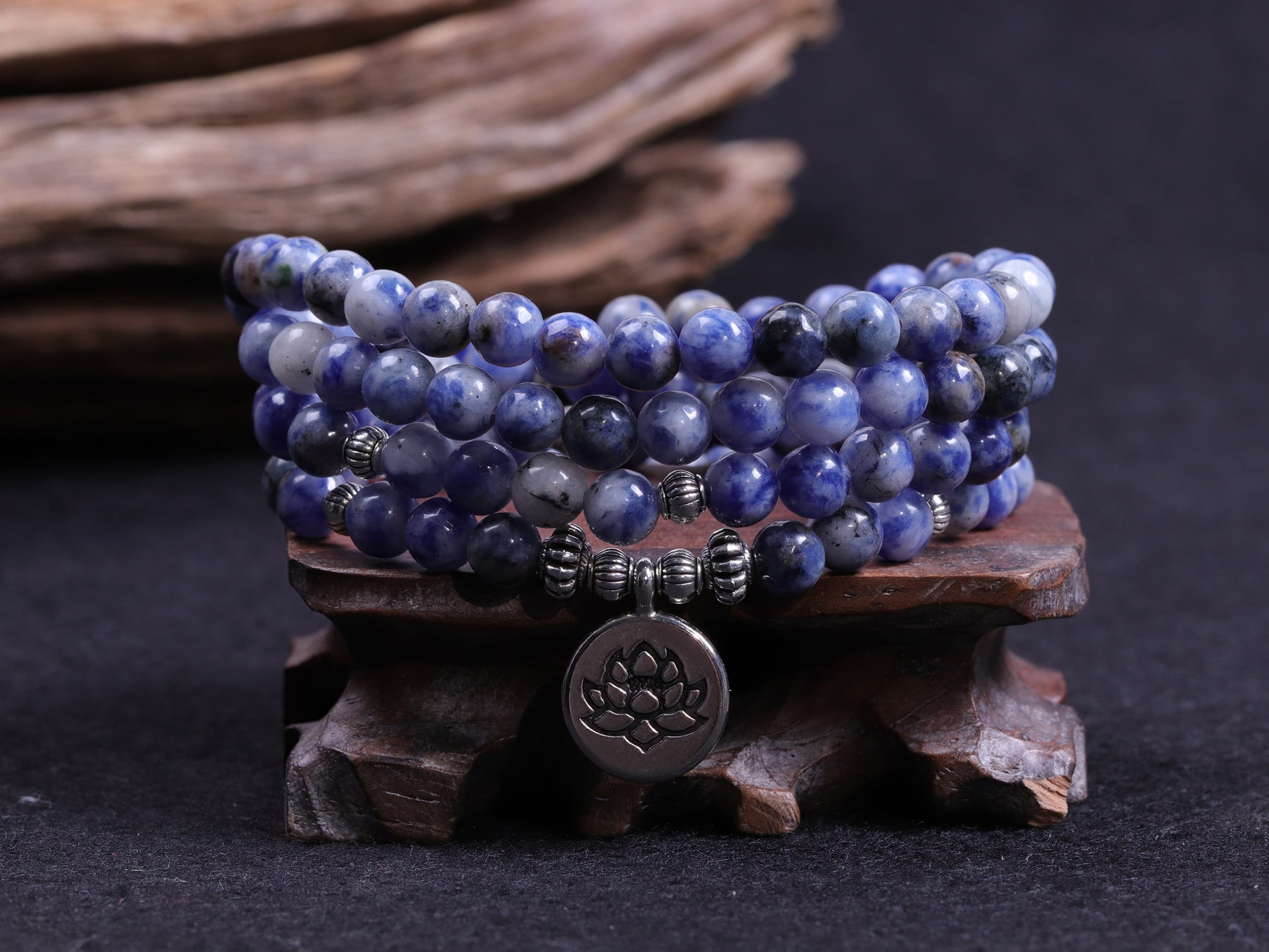 sodalite-personal-power-mala.jpg Sodalite Personal Power Mala - Image 1