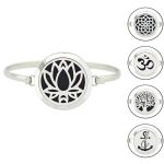 Stainless Steel Essential Oil Aromatherapy Bangle