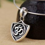 Sterling Silver Om Herald Pendant