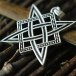 Svarog Square Star of Rus Pendant Necklace
