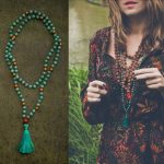 Tara Mala Long Tassel Necklace