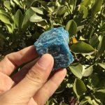 The Stone of Achievement Natural Blue Apatite
