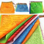 Tibetan Printed Buddhist Lung Ta Prayer Flags