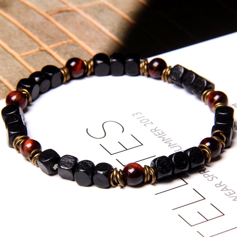 tiger-eye-beaded-bracelet.jpg Tiger Eye Beaded Bracelet - Image 1