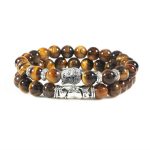 Tranquil Buddha Tiger’s Eye Bracelets