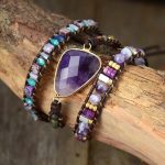 Vibrations Of Harmony Amethyst Wrap Bracelet