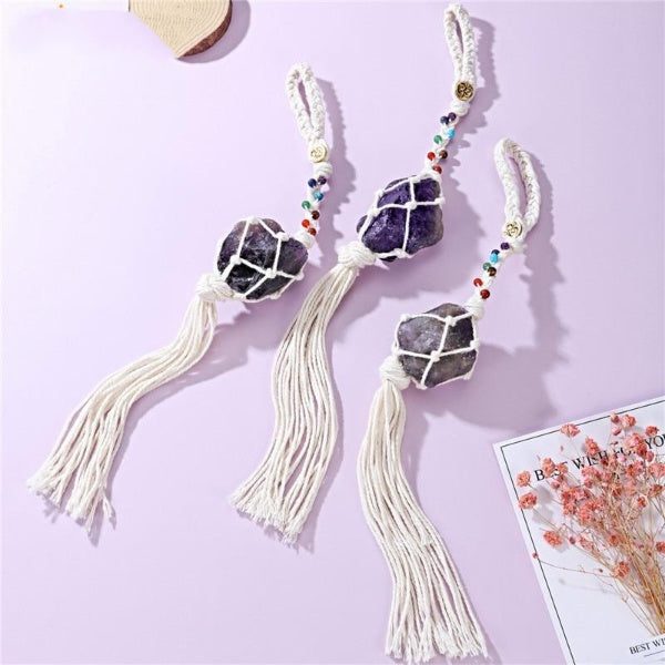 vibrations-of-healing-raw-crystal-tassel.jpg Vibrations of Healing Raw Crystal Tassel - Image 1