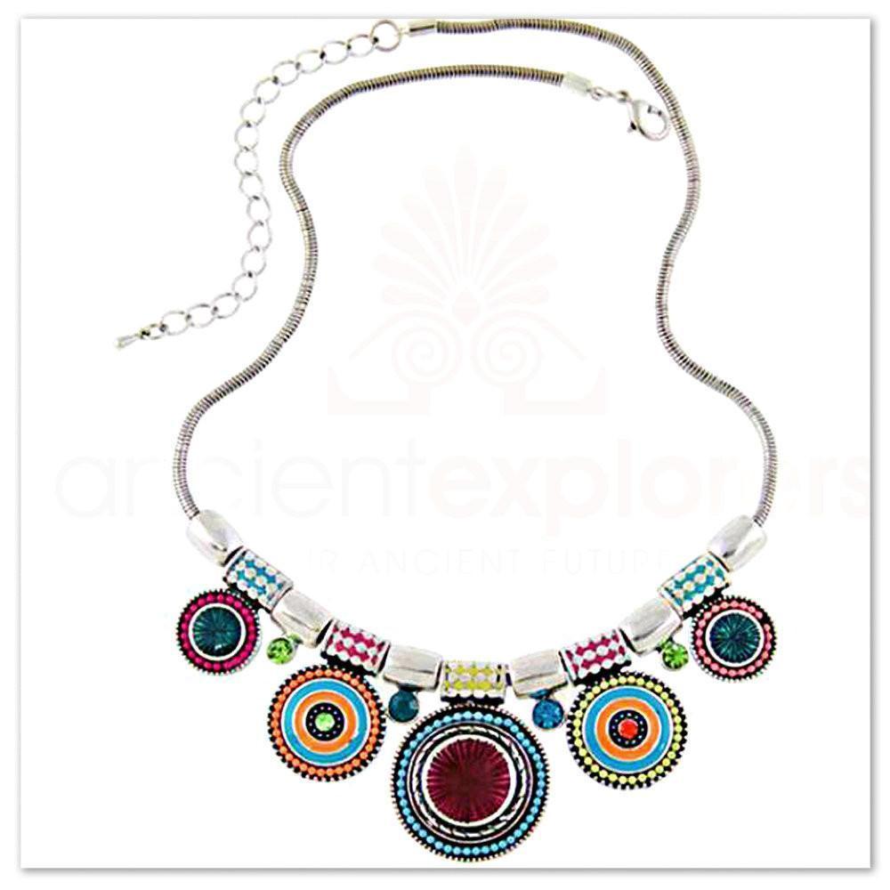 Vintage Bohemian Bead Necklace - Image 4