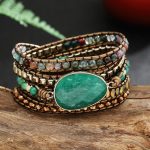 Vintage Style Green Aventurine Bracelet
