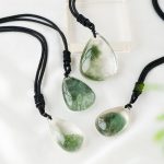 Water Drop Ghost Phantom Quartz Pendant