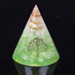 White Quartz Healing Cone Pyramid