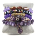 Bohemian Stacked Natural Stone Bracelet